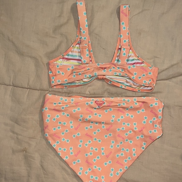 Girls Roxy Barbie Bikini Size 10 EUC - Picture 2 of 5